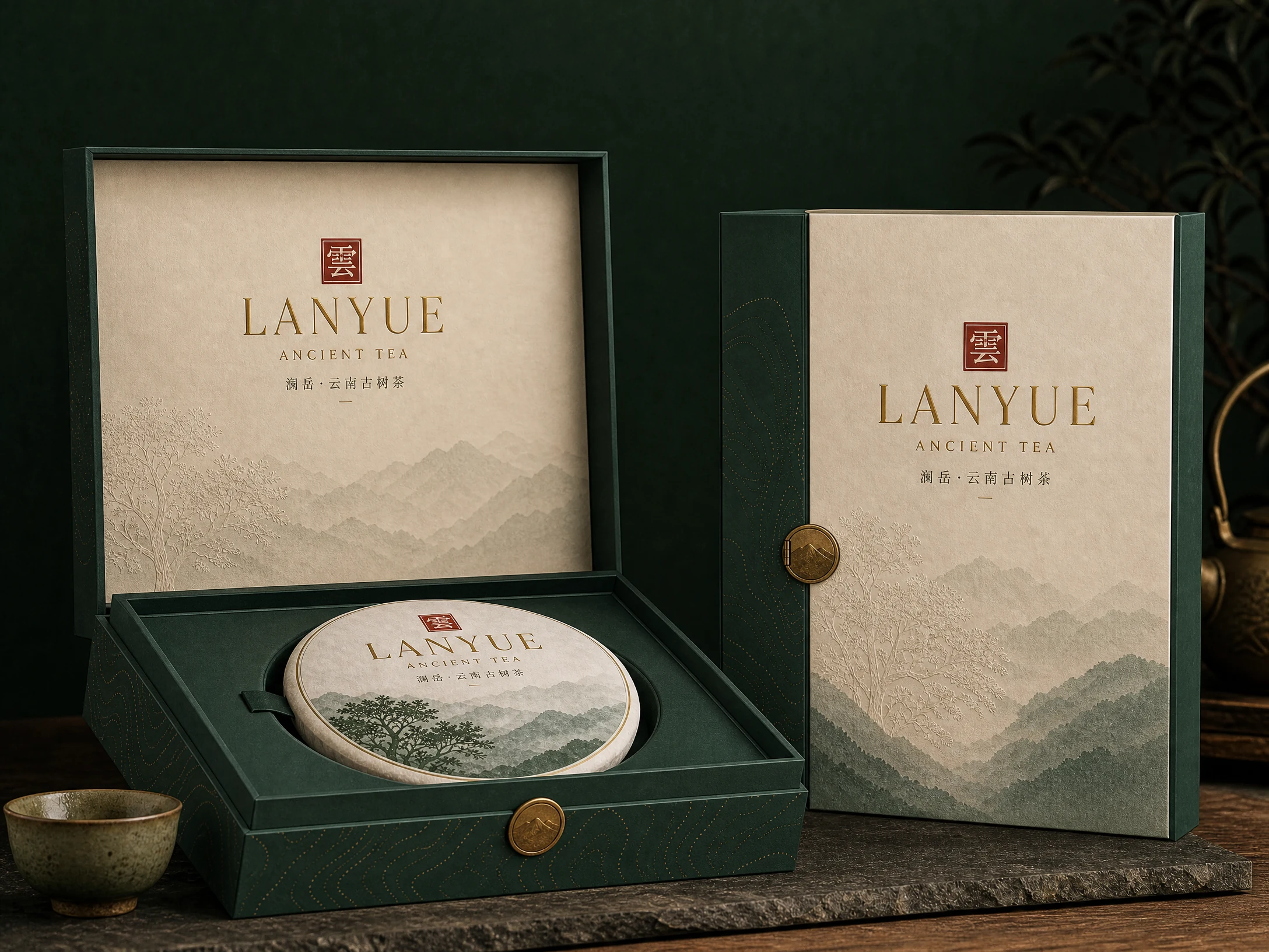 Private label Pu-erh tea tin designed for export buyers