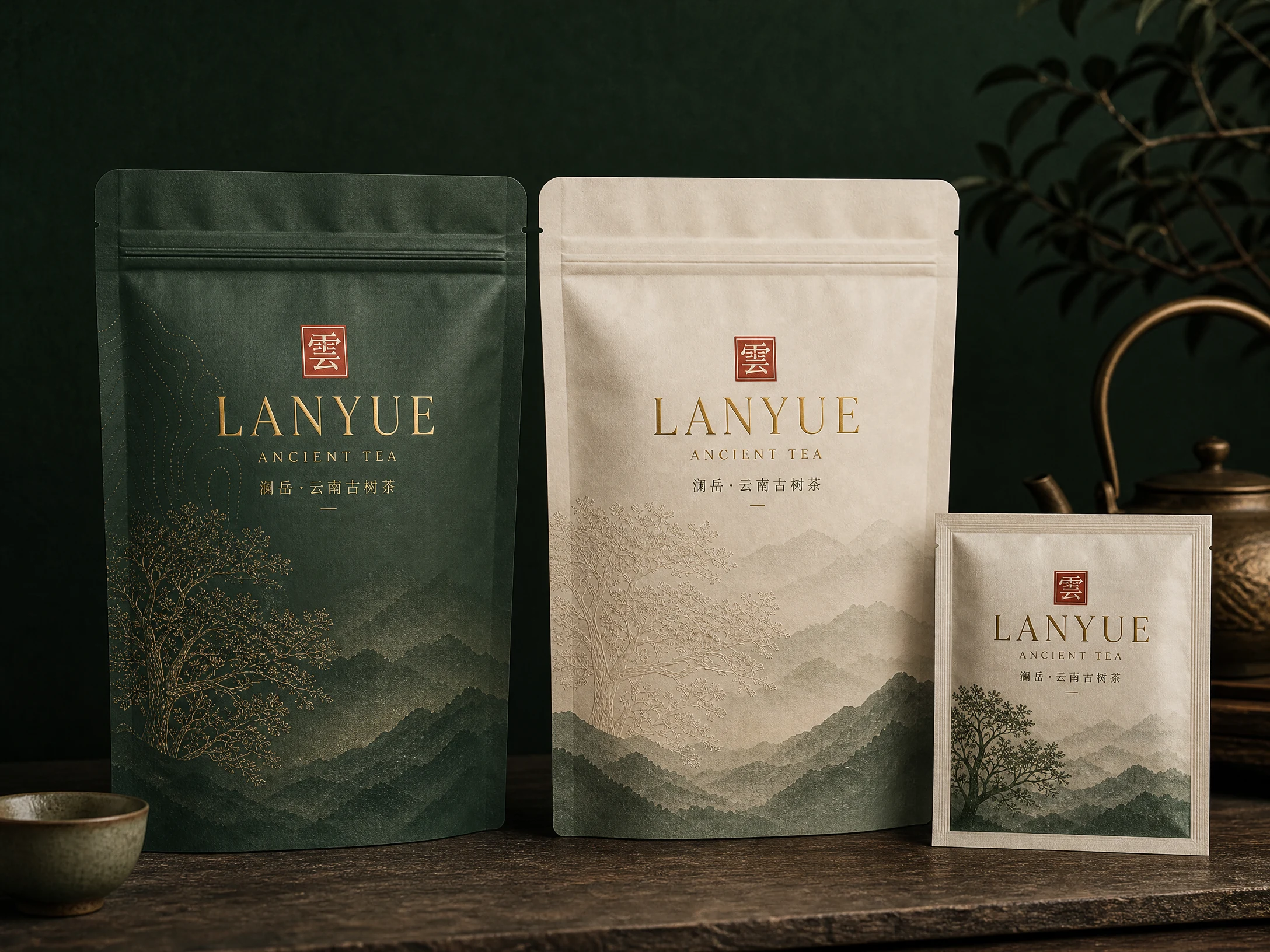 Bulk Pu-erh tea packaging prepared for wholesale shipment